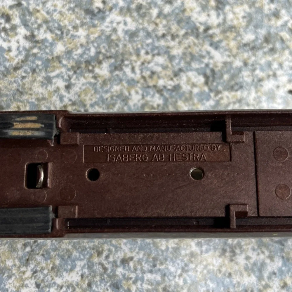 Faber-Castell Stapler FC-17 Brown WoodGrain Finish Vintage Office Made in Sweden